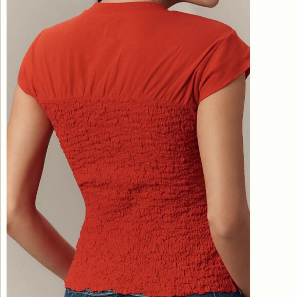 Brand New Maeve Smocked Muscle Top - Picture 2 of 6